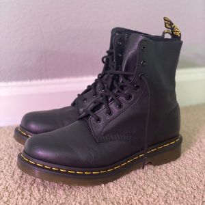 1460 Ws PASCAL VIRGINIA LEATHER BOOTS - BLACK